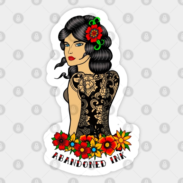 Tattoo Queen Sticker by Abandoned Ink